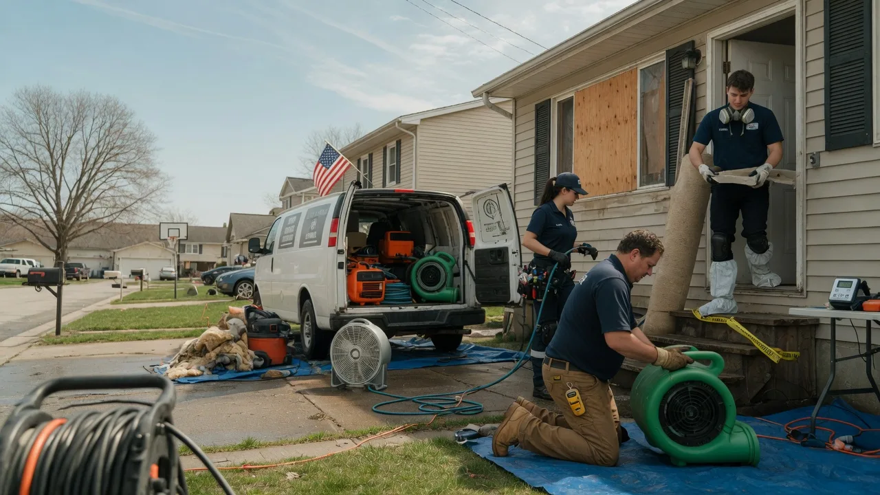 Water Damage Restoration in Hustisford, WI near me